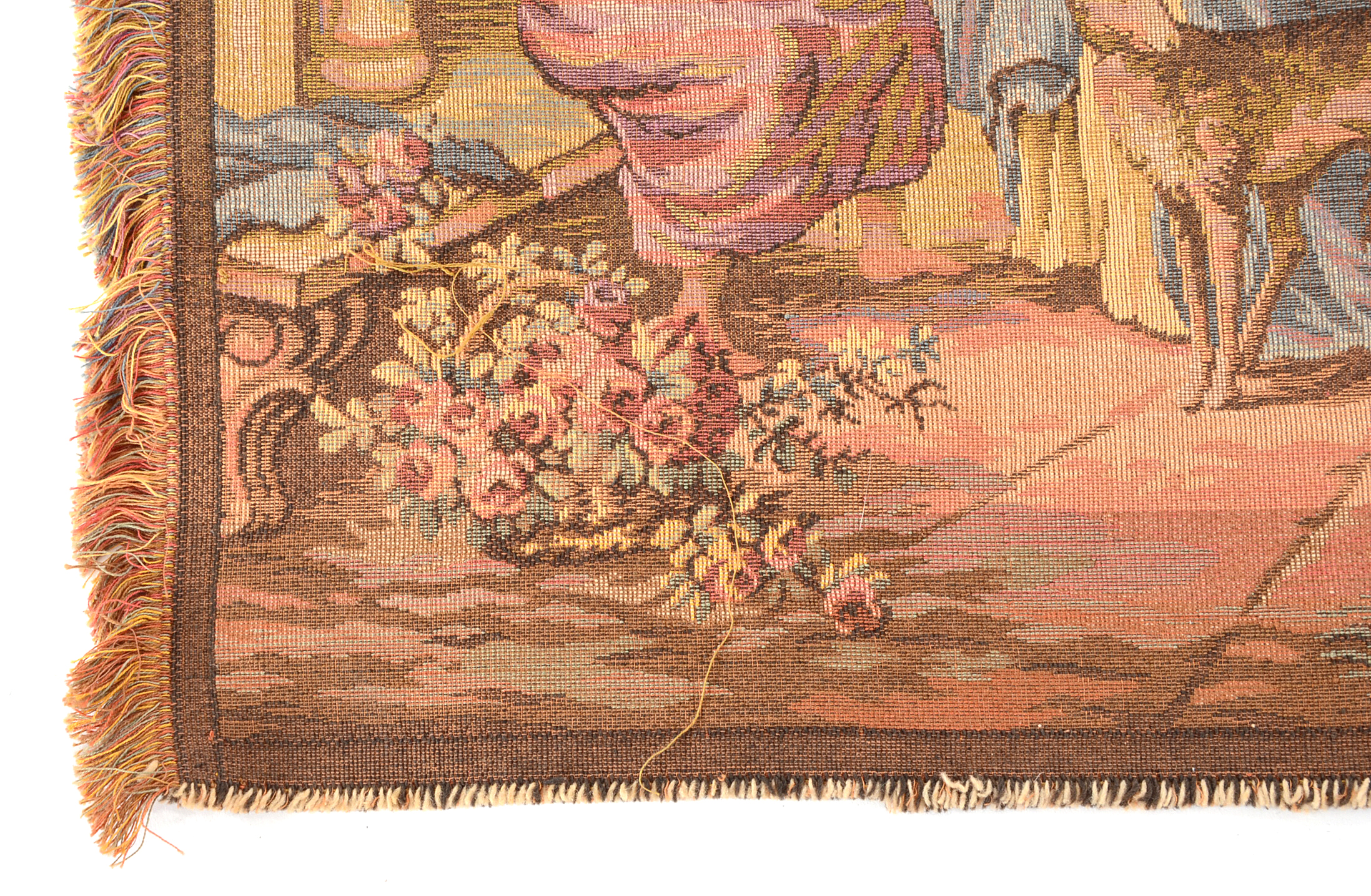 Vintage Venitian Style Machine Woven Tapestry Panels