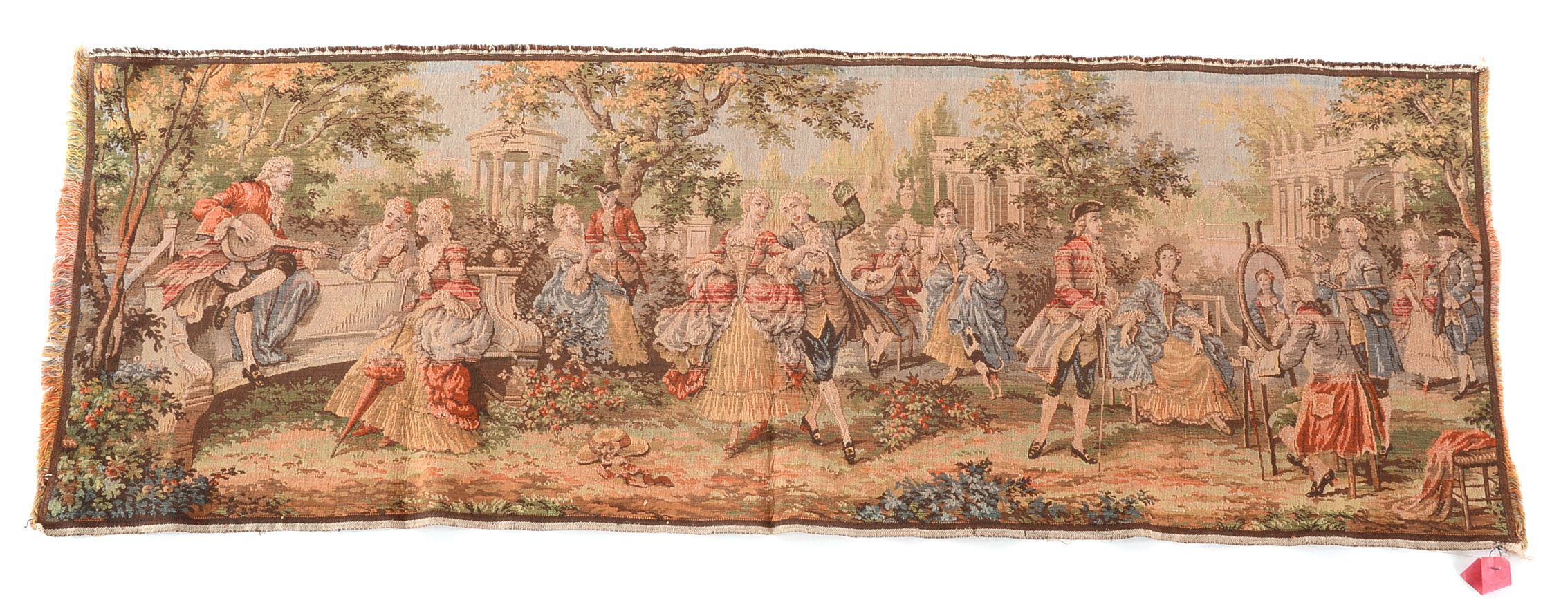 Belgian Romantic Themed Machine Woven Tapestry Panels