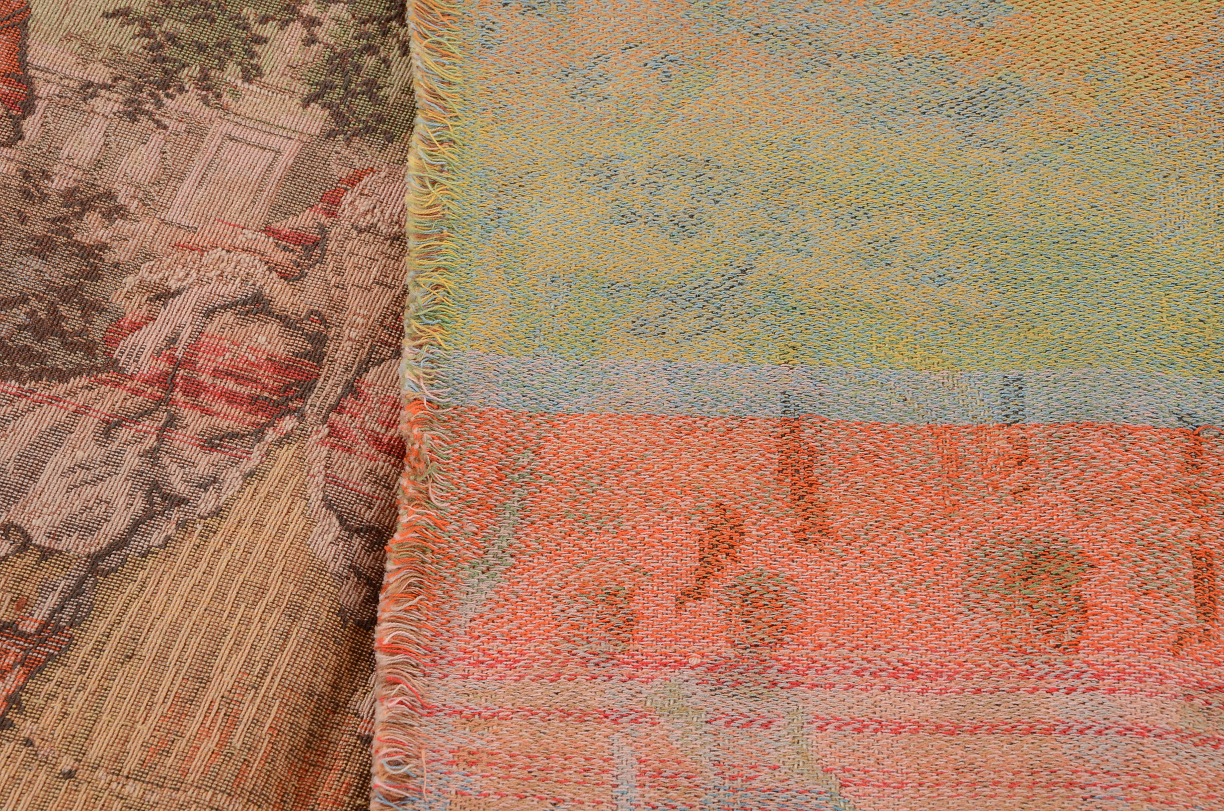 Belgian Romantic Themed Machine Woven Tapestry Panels