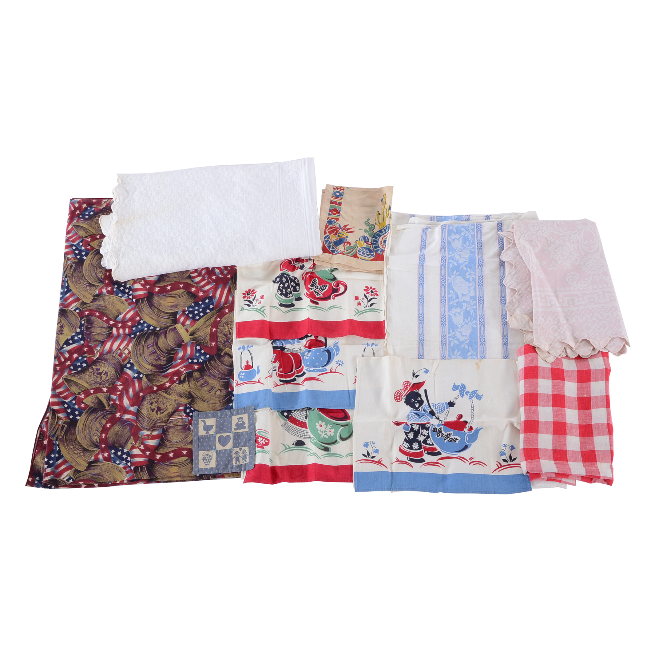 Vintage Bedding and Table Linens