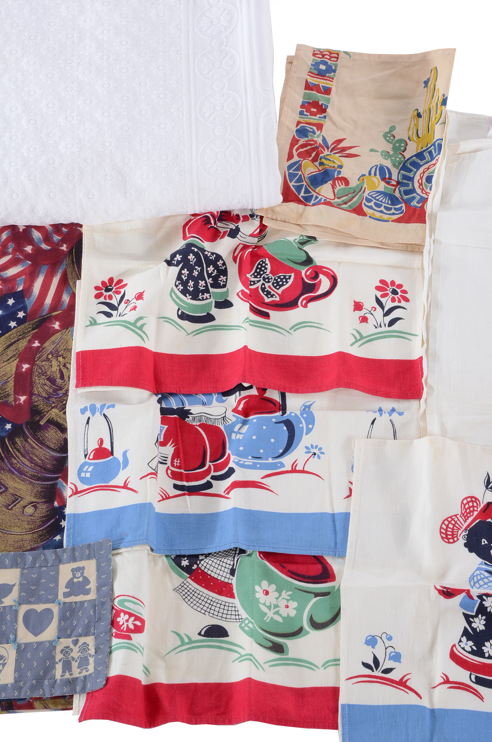 Vintage Bedding and Table Linens