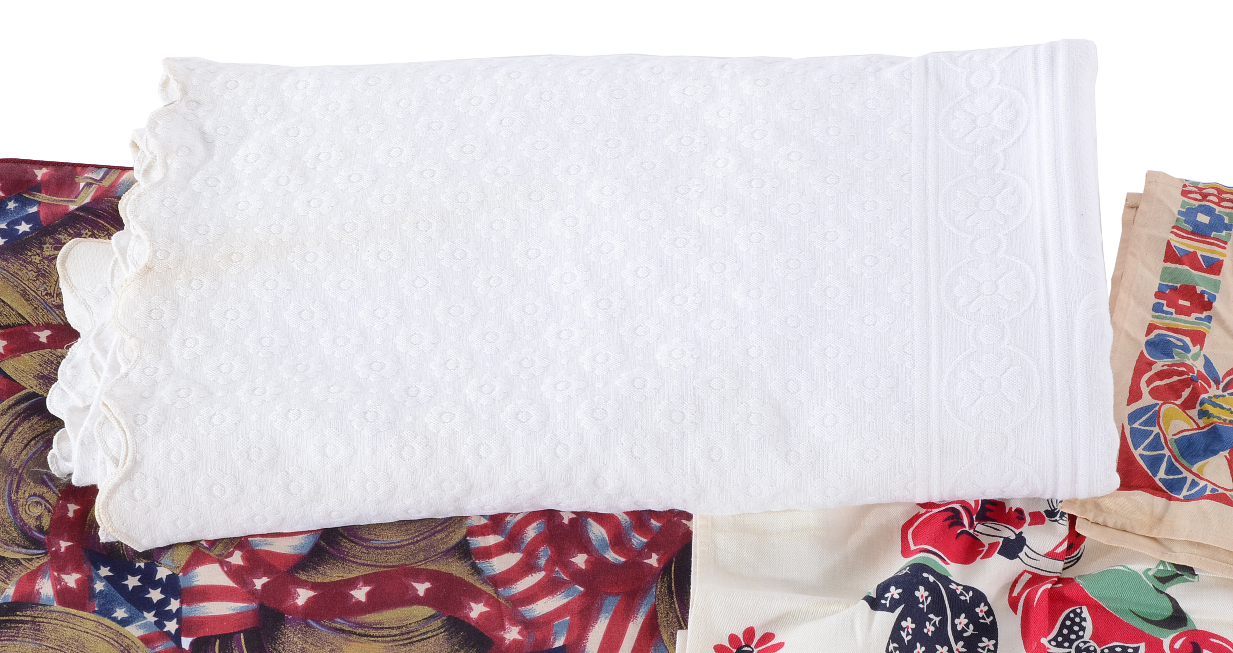 Vintage Bedding and Table Linens