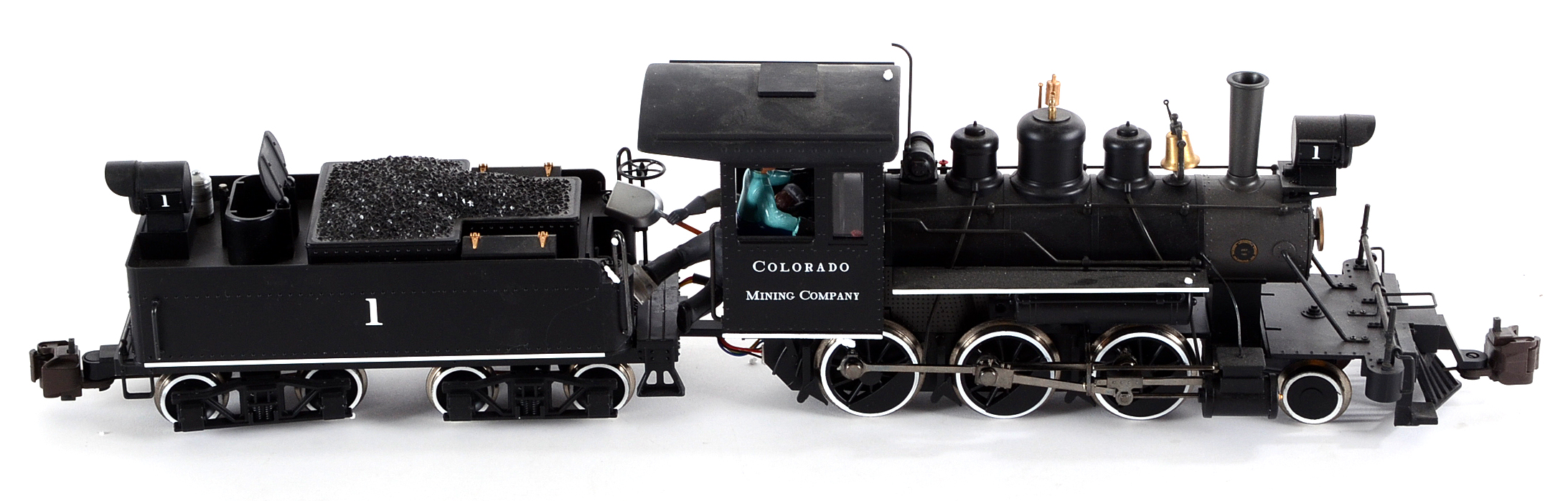 Bachmann G Scale  Colorado Mining Co. Baldwin 2-6-0 Mogul Locomotive and Tender