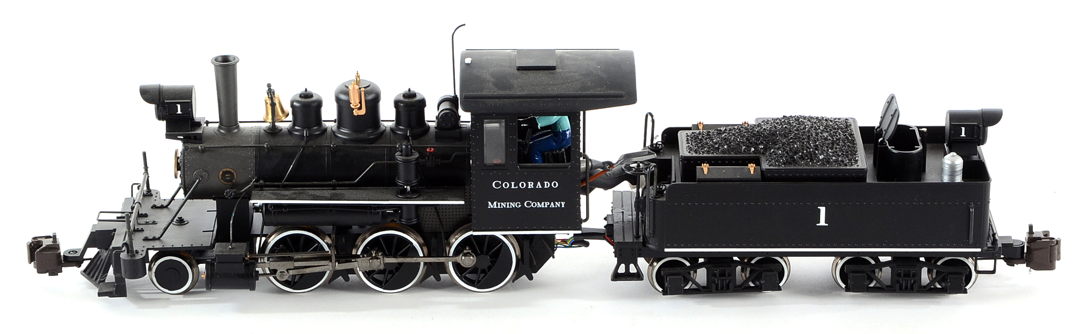 Bachmann G Scale  Colorado Mining Co. Baldwin 2-6-0 Mogul Locomotive and Tender