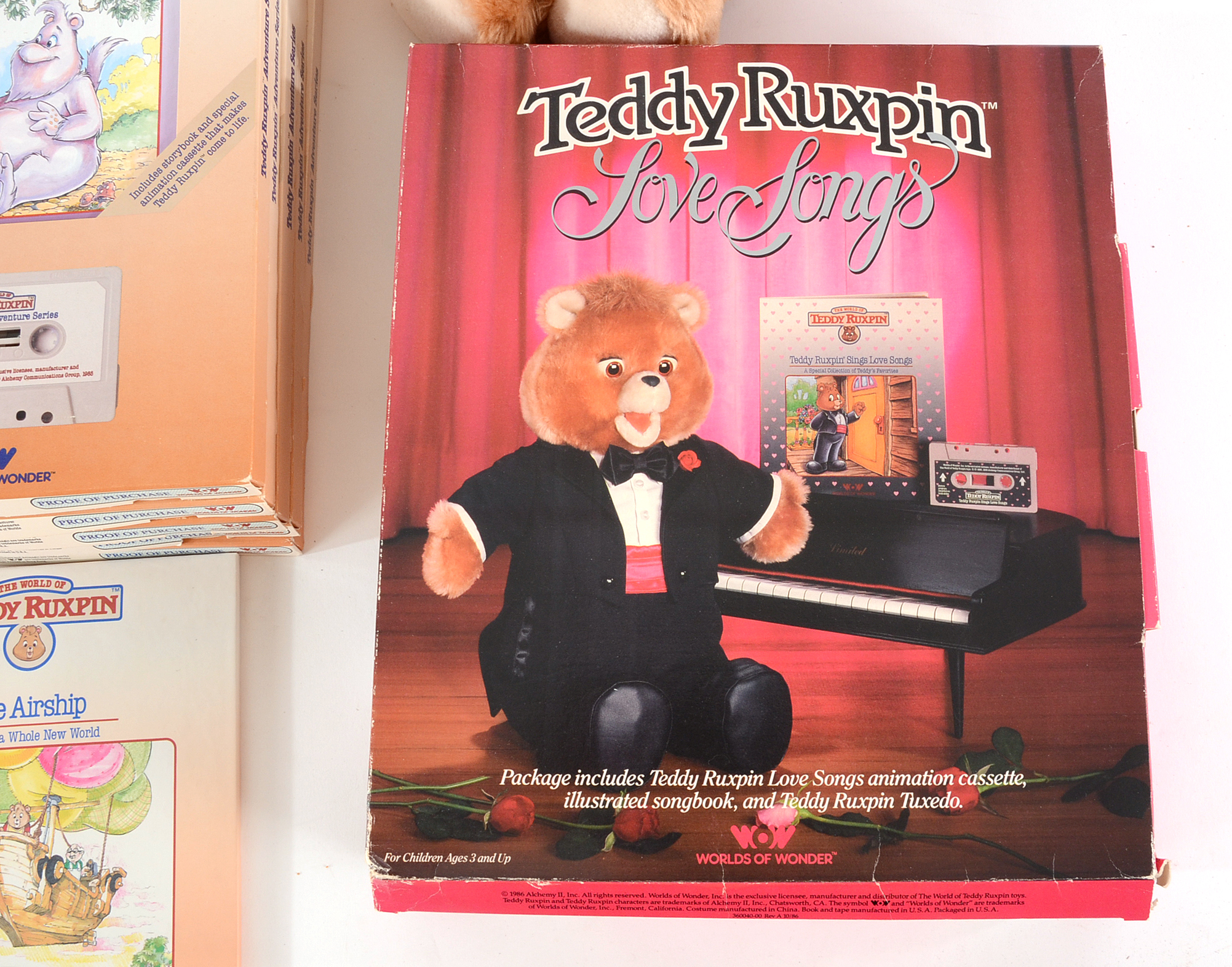 Teddy Ruxpin and Grubby Dolls with Lots of  Accessories