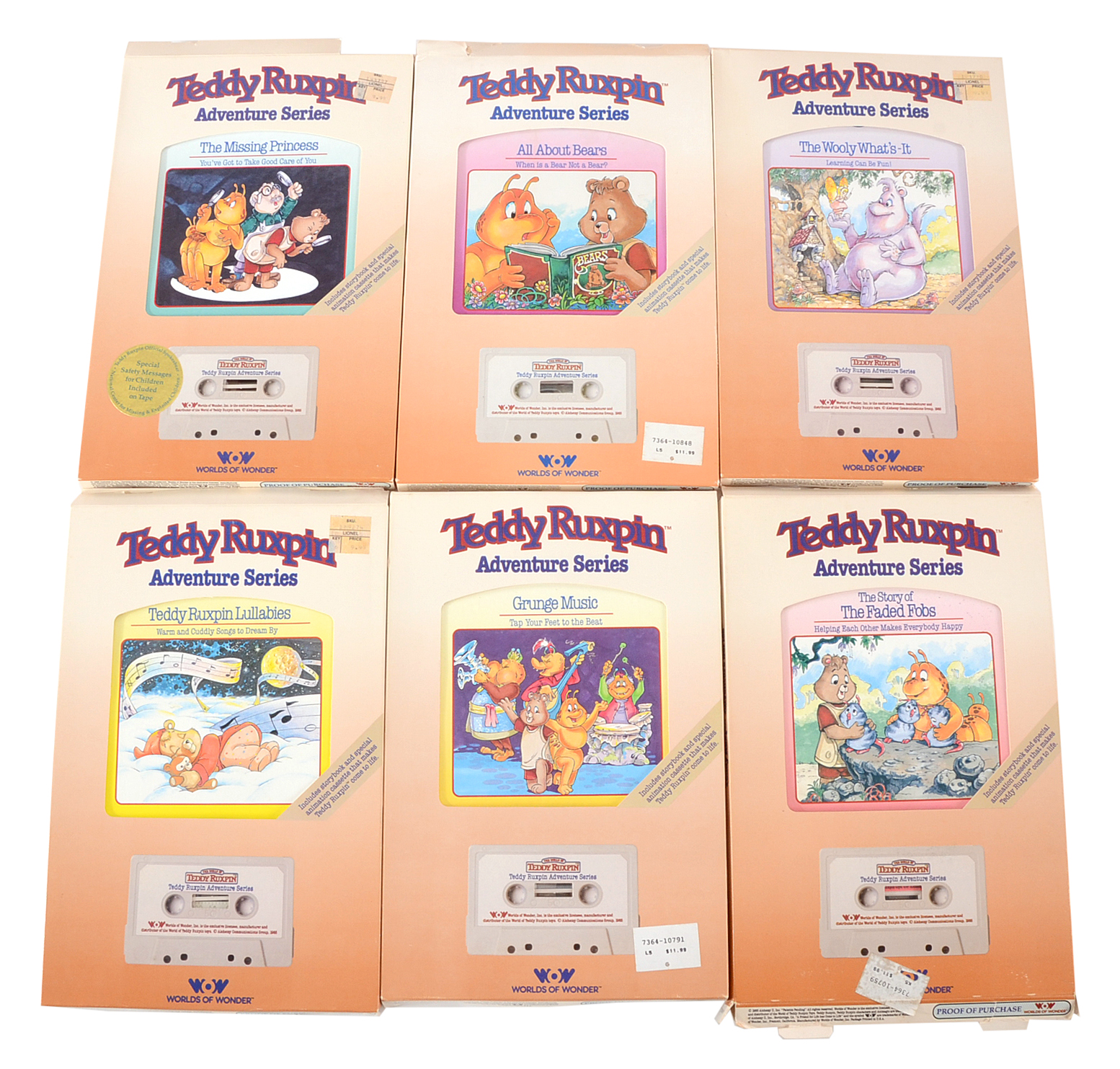 Teddy Ruxpin and Grubby Dolls with Lots of  Accessories