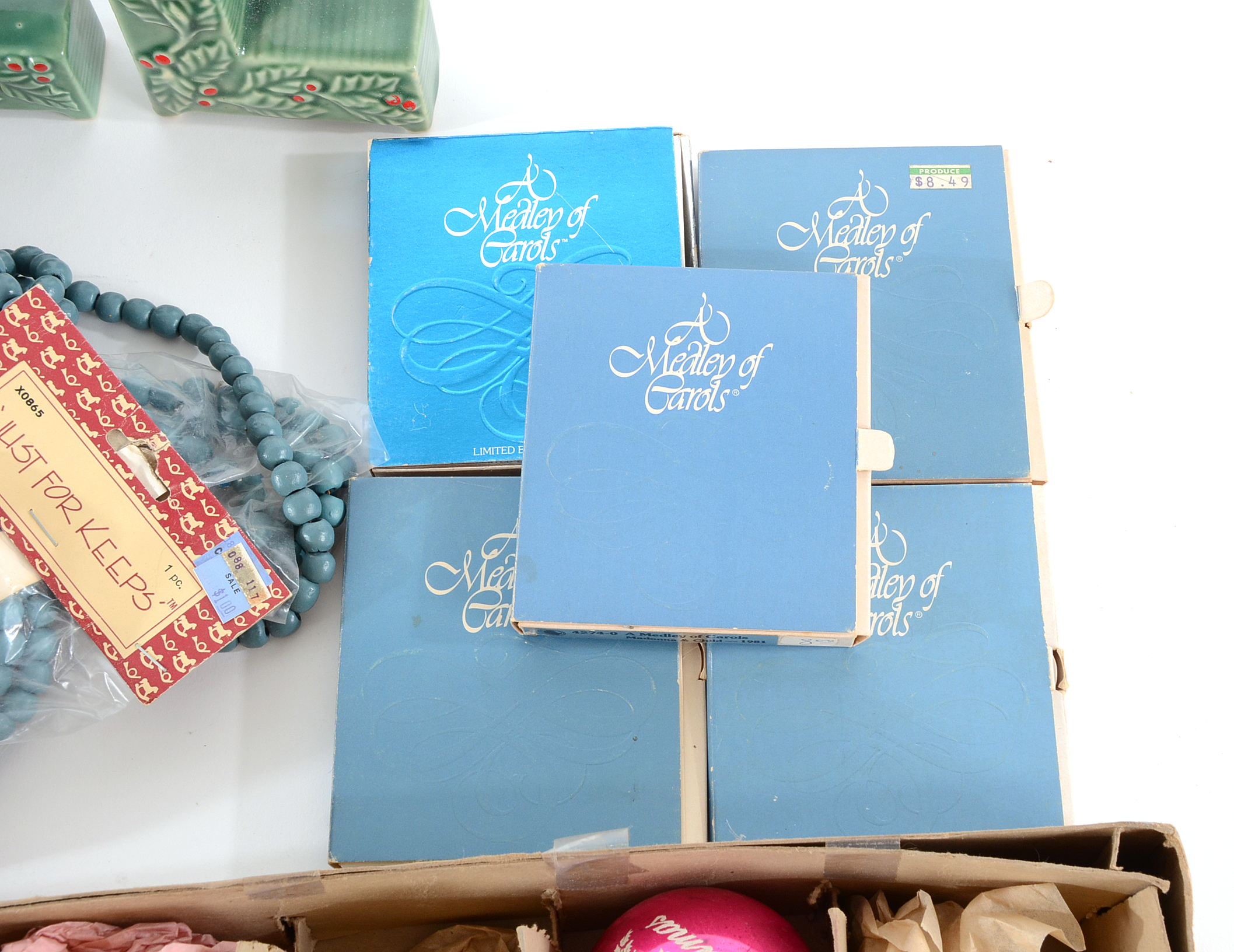 Vintage Christmas Holiday Ornaments and Decorations