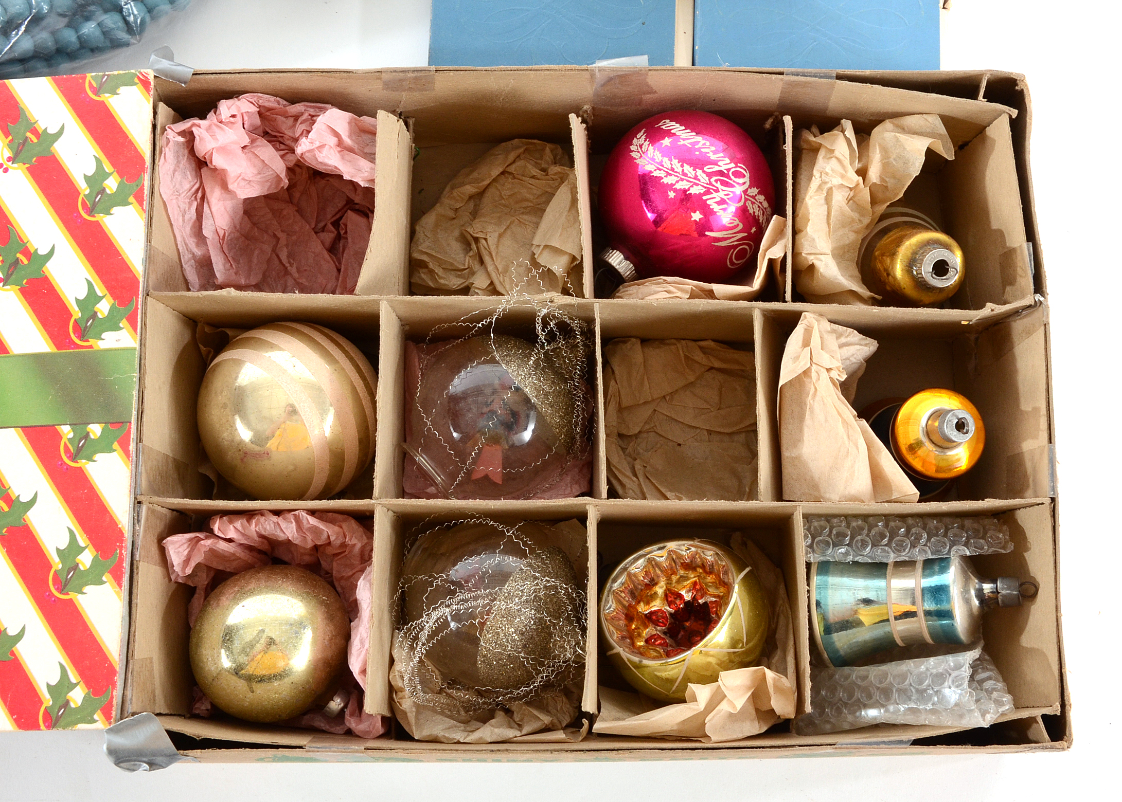 Vintage Christmas Holiday Ornaments and Decorations