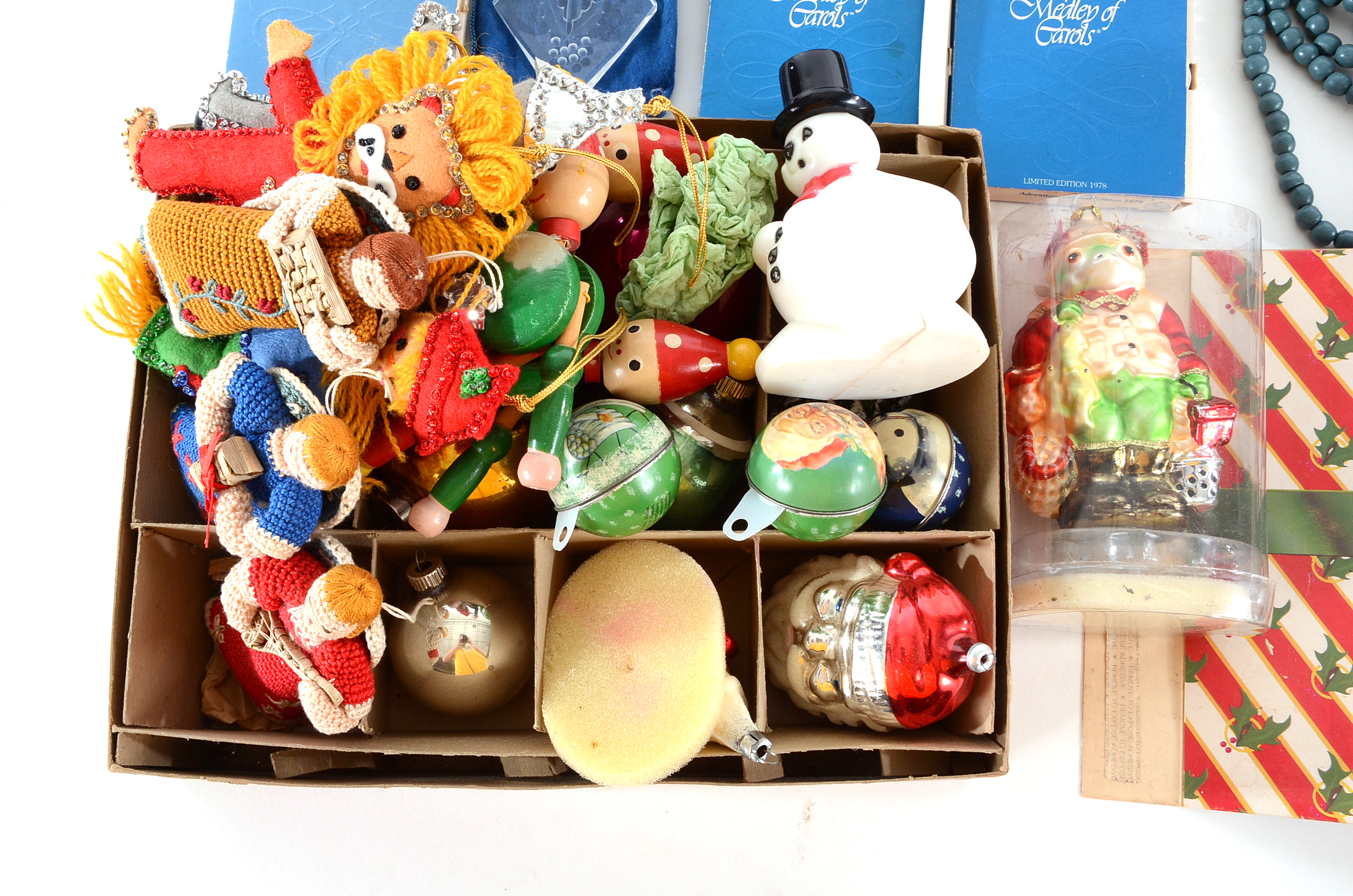 Vintage Christmas Holiday Ornaments and Decorations