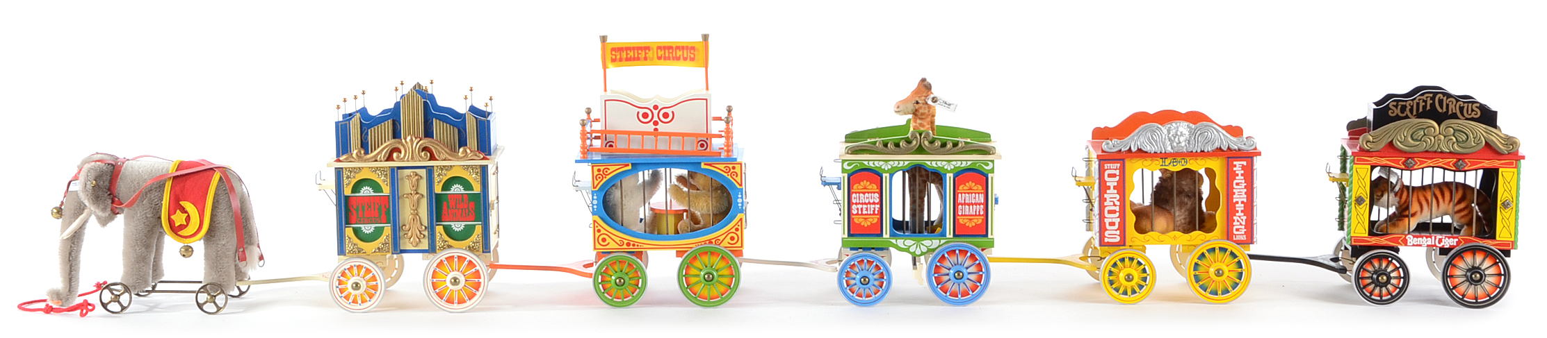 Limited Edition Steiff Complete Circus Train