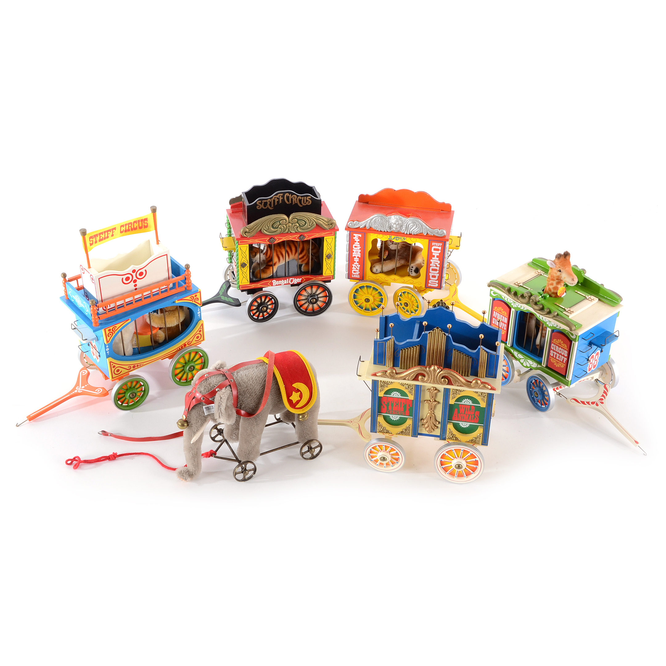 Limited Edition Steiff Complete Circus Train