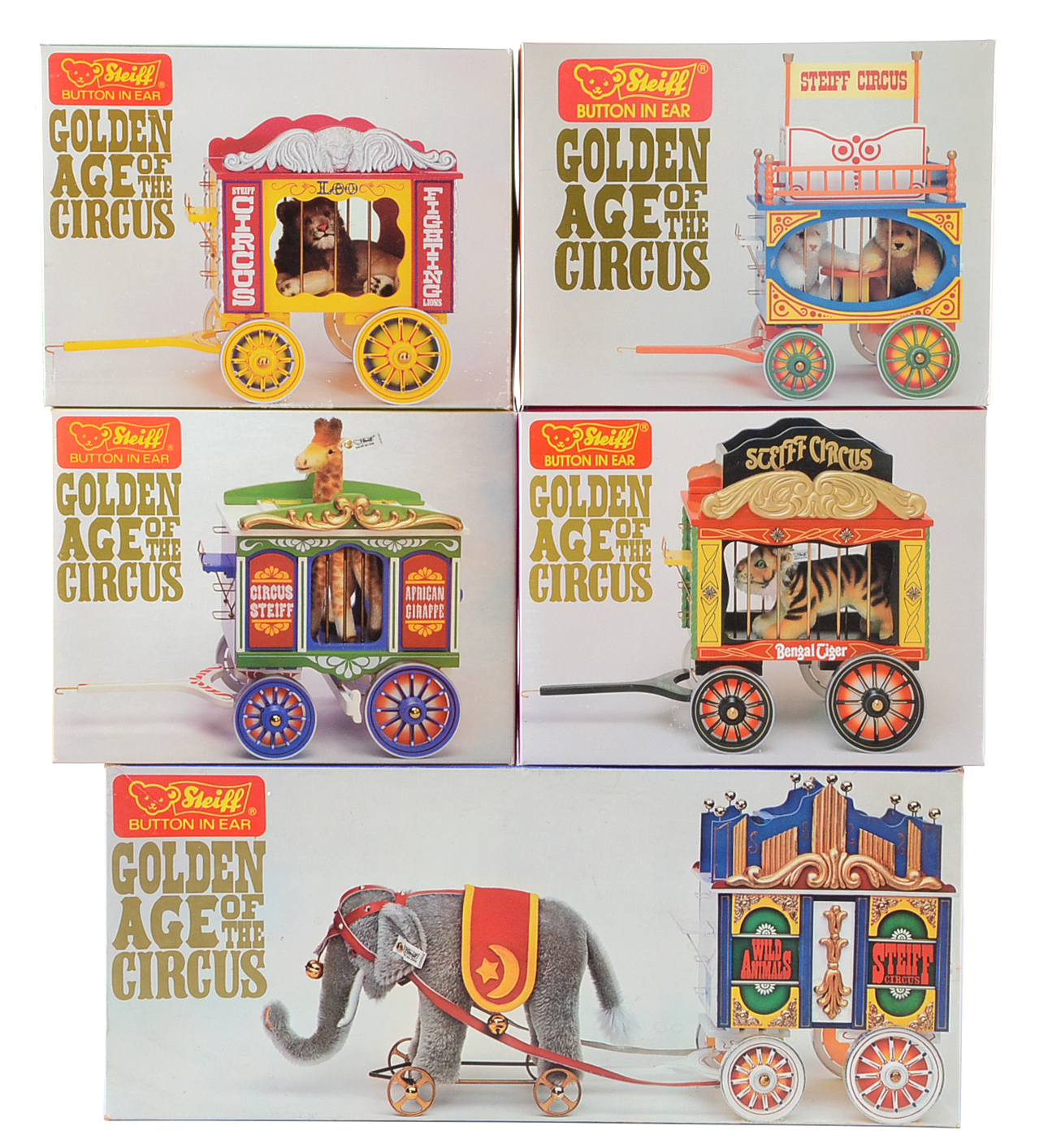 Limited Edition Steiff Complete Circus Train