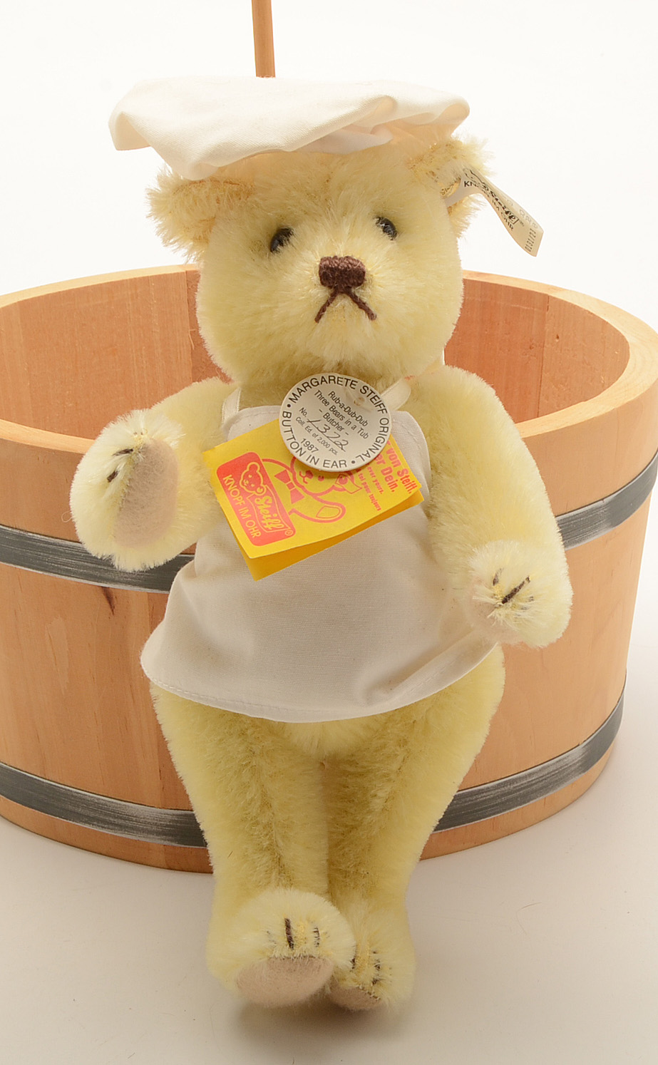 Steiff Rub-A-Dub-Dub Bears in a Tub