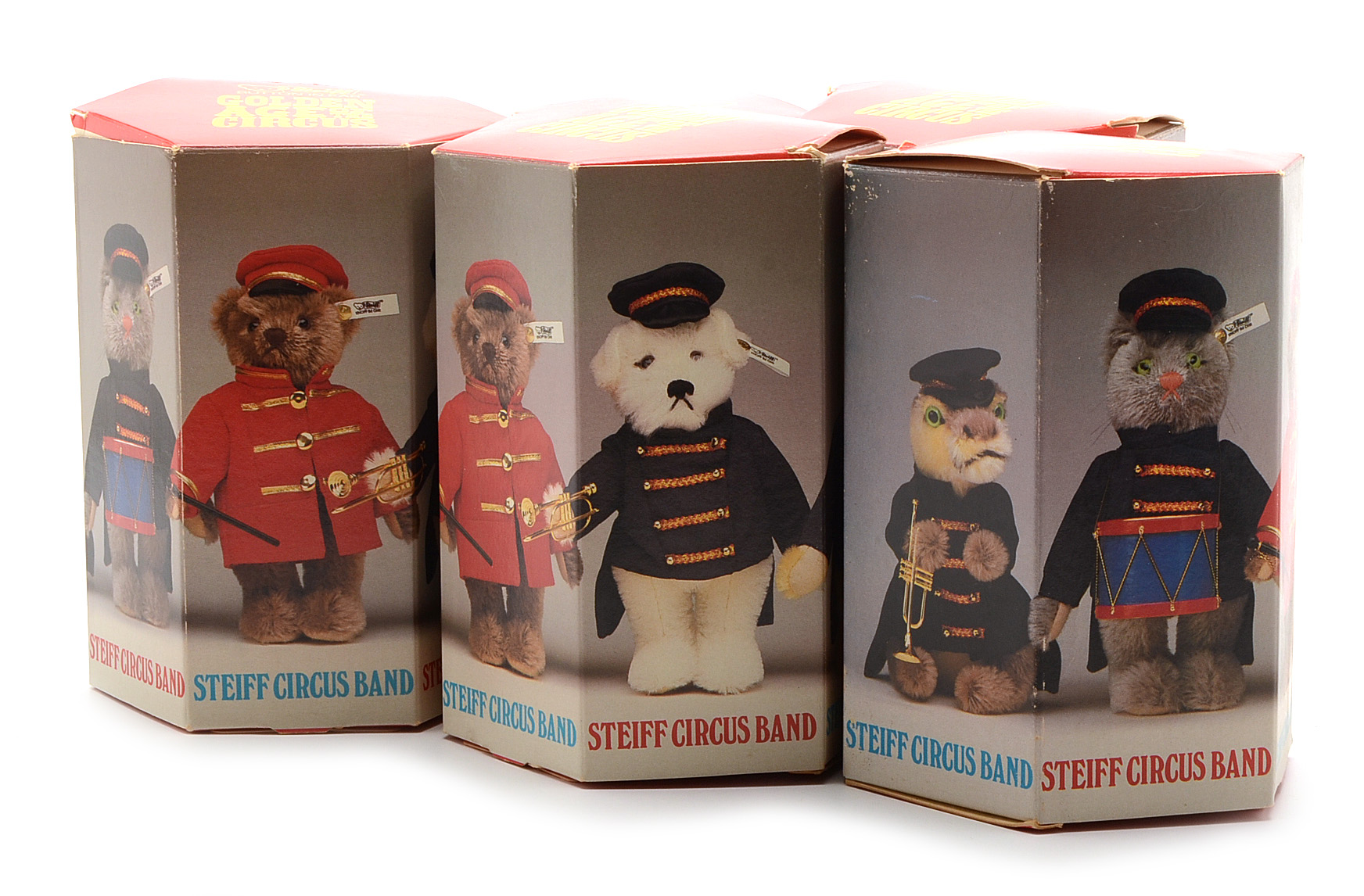 Steiff Circus Band Set of Five Golden Age of the Circus