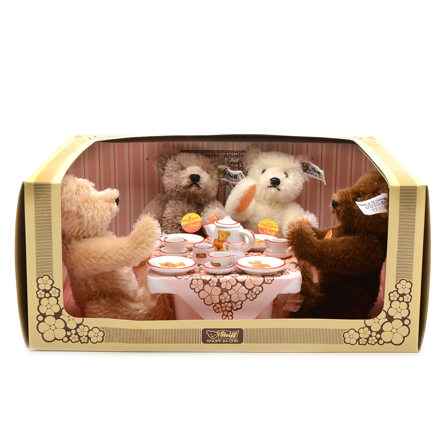 Steiff Teddy Bear Tea Party Set Limited Edition