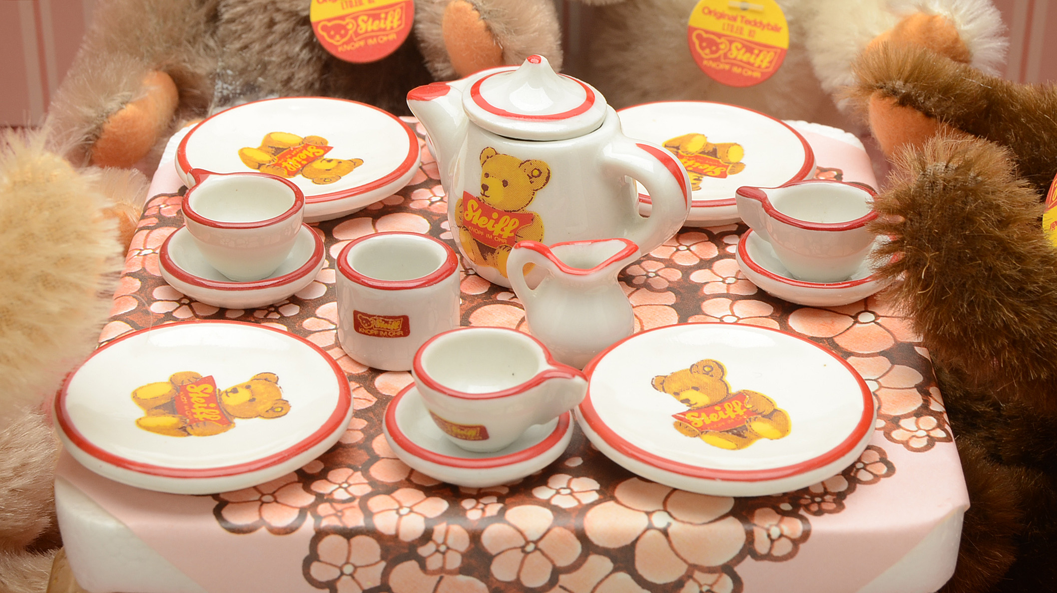 Steiff Teddy Bear Tea Party Set Limited Edition