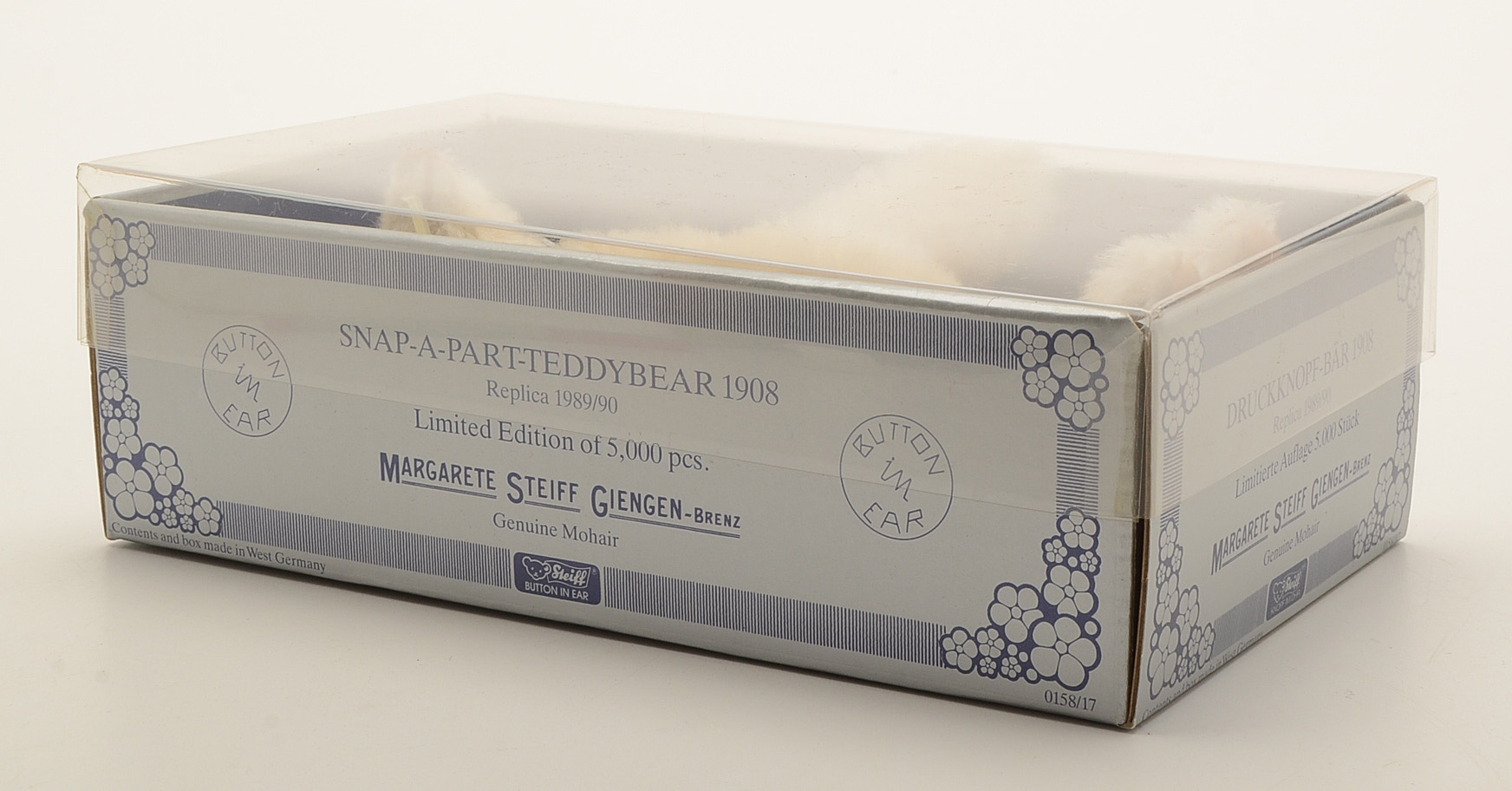 Steiff Limited Edition Replica of the 1908 "Snap A Part Bear"