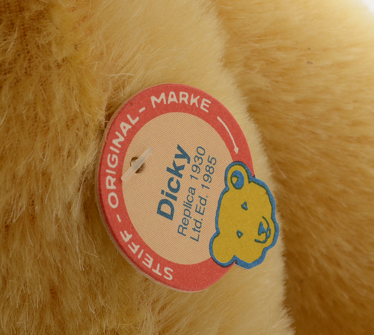 1985 Steiff Limited Edition Replica of "Dickey" Bear