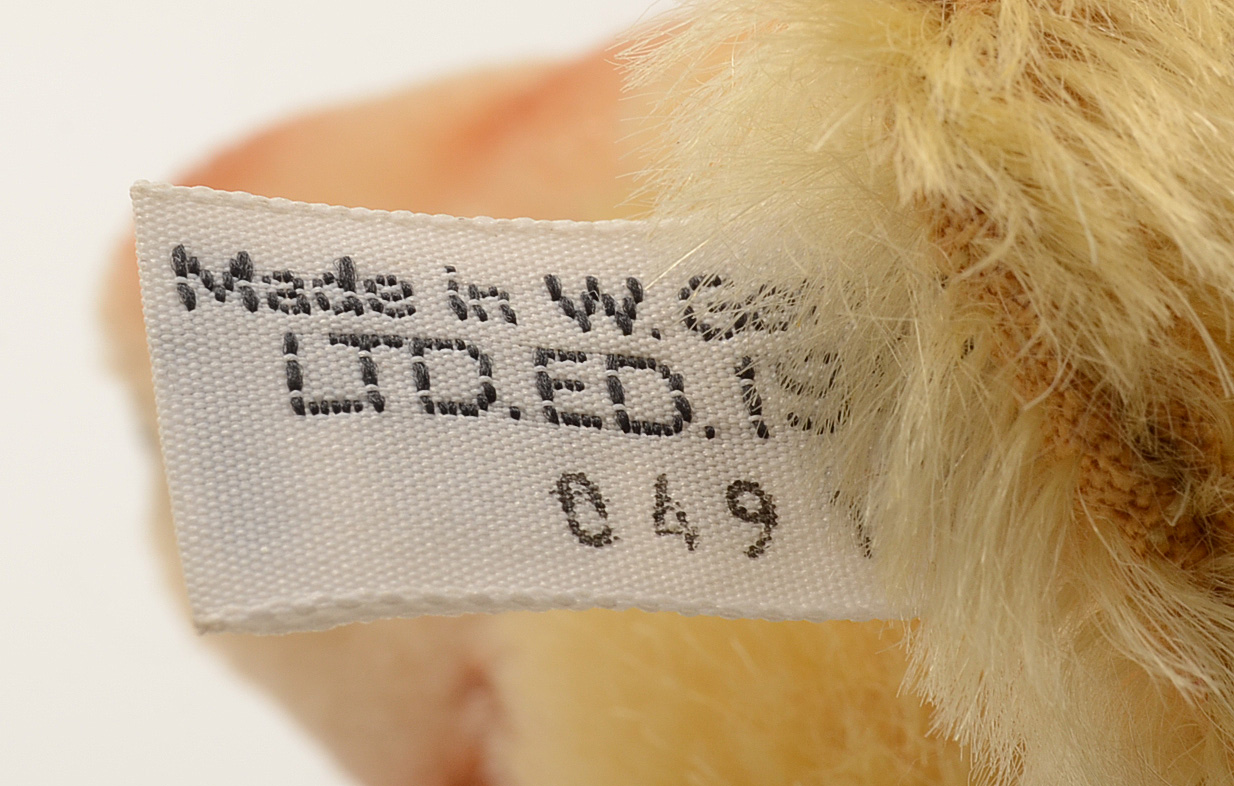 1985 Steiff Limited Edition Replica of "Dickey" Bear