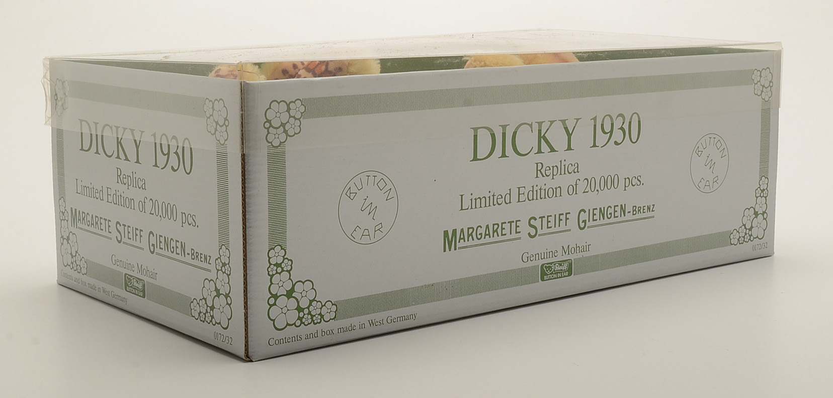 1985 Steiff Limited Edition Replica of "Dickey" Bear