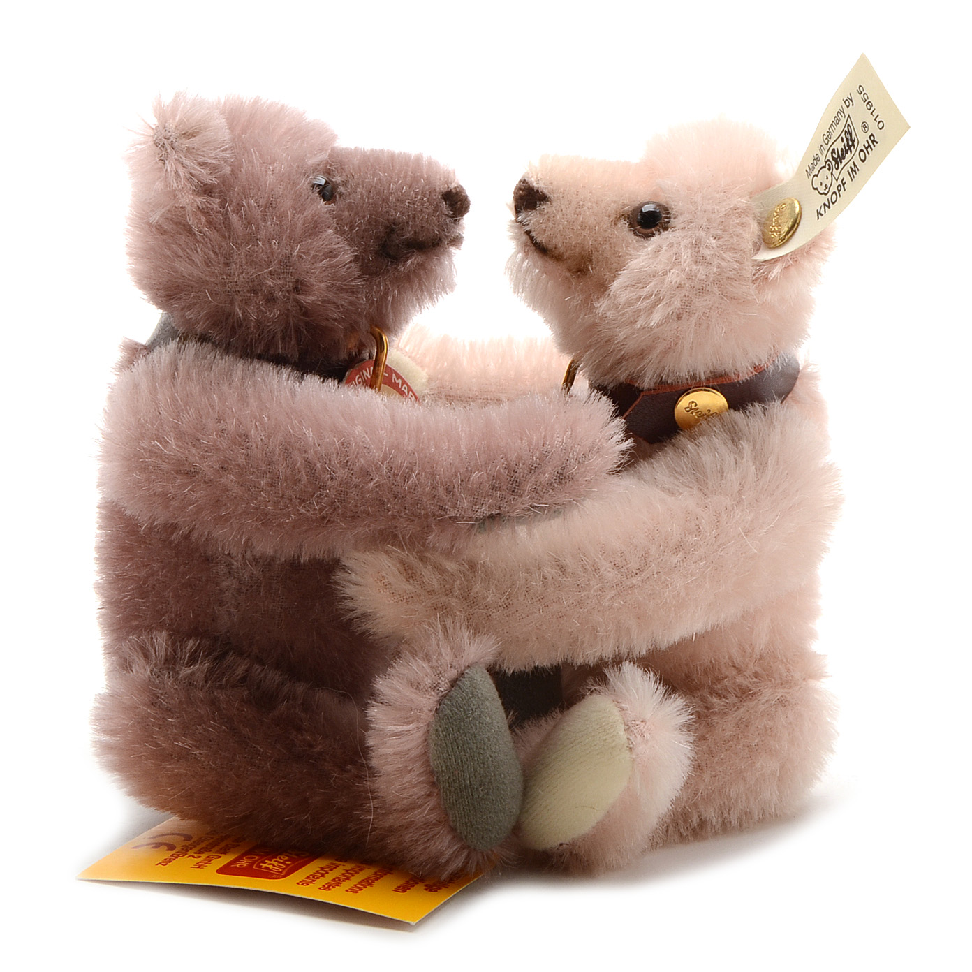 Steiff "Dicky Mauve" and "Dicky Rose" Doll Set