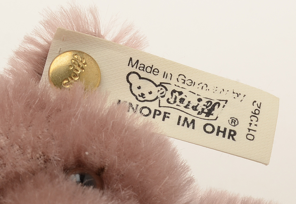 Steiff "Dicky Mauve" and "Dicky Rose" Doll Set