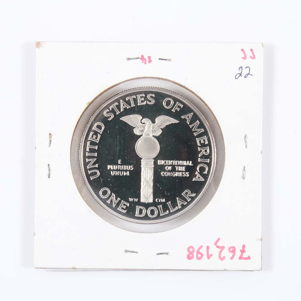 1984-S and 1989-S US Commemorative Silver Dollars