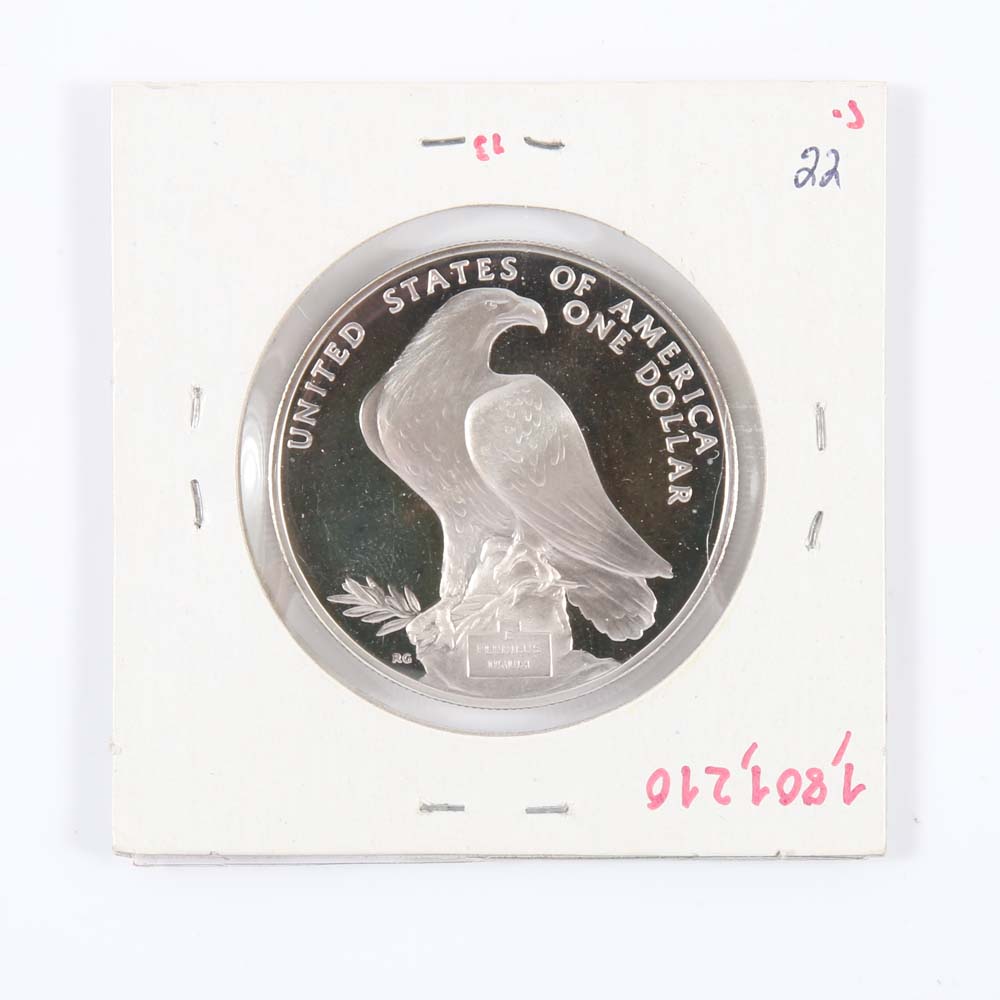 1984-S and 1989-S US Commemorative Silver Dollars