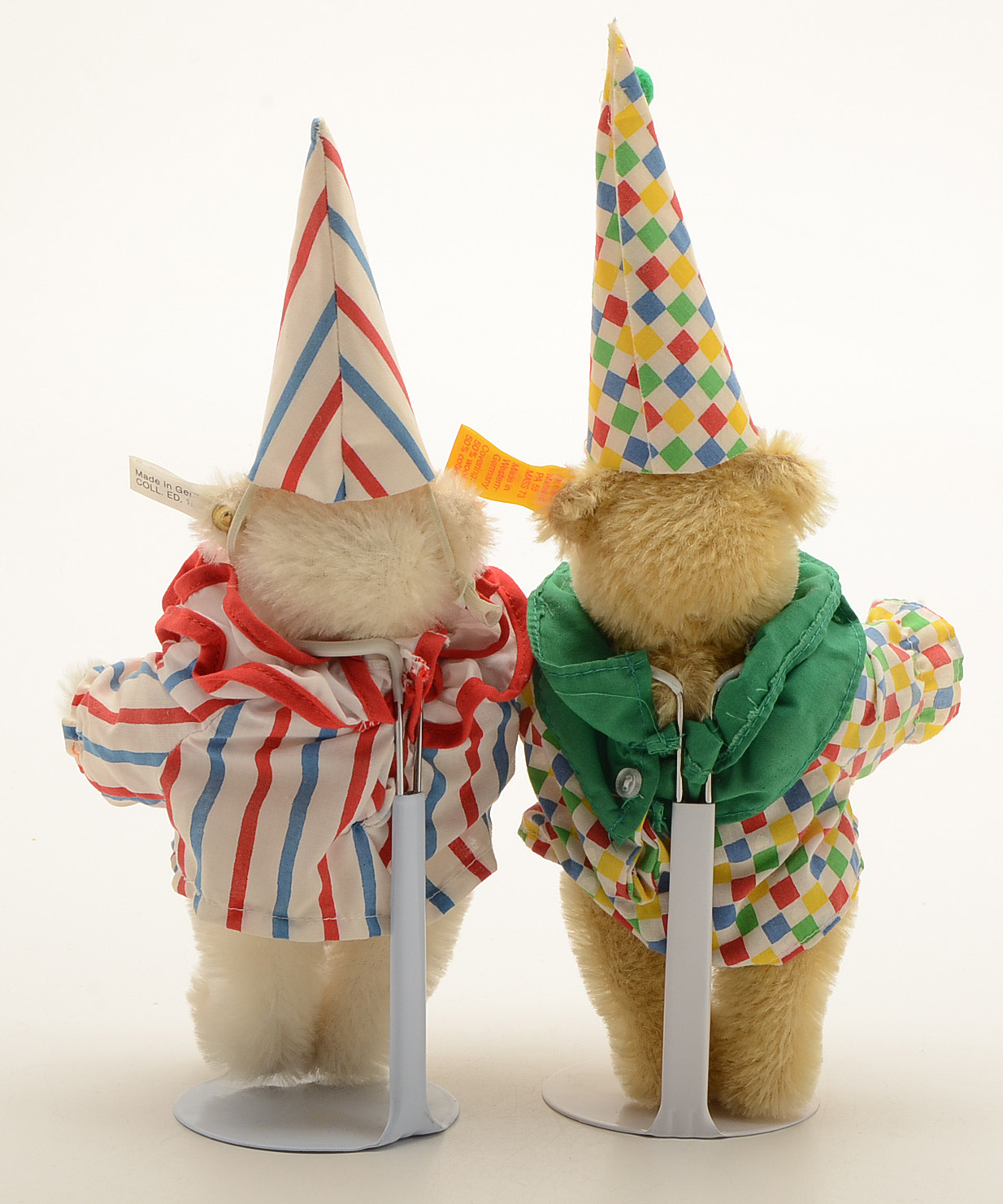 Pair of Steiff Clown Bears