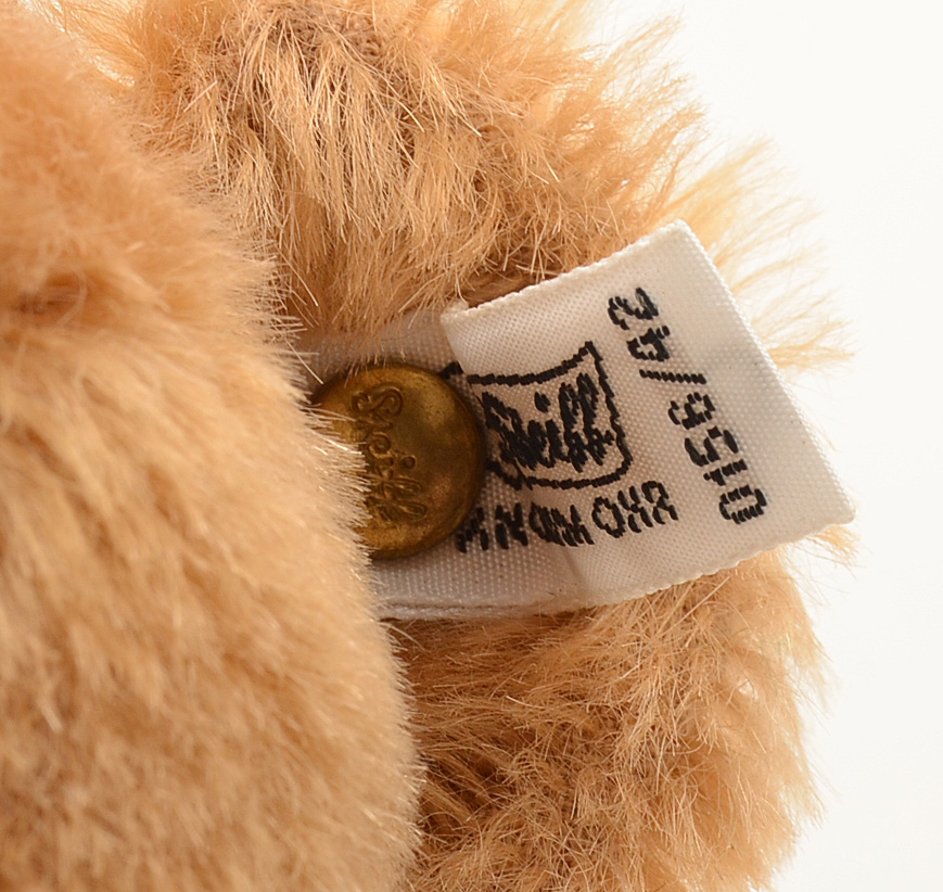 Steiff 1984 Cinnamon Mohair Teddy Bears Collector's Set of Four