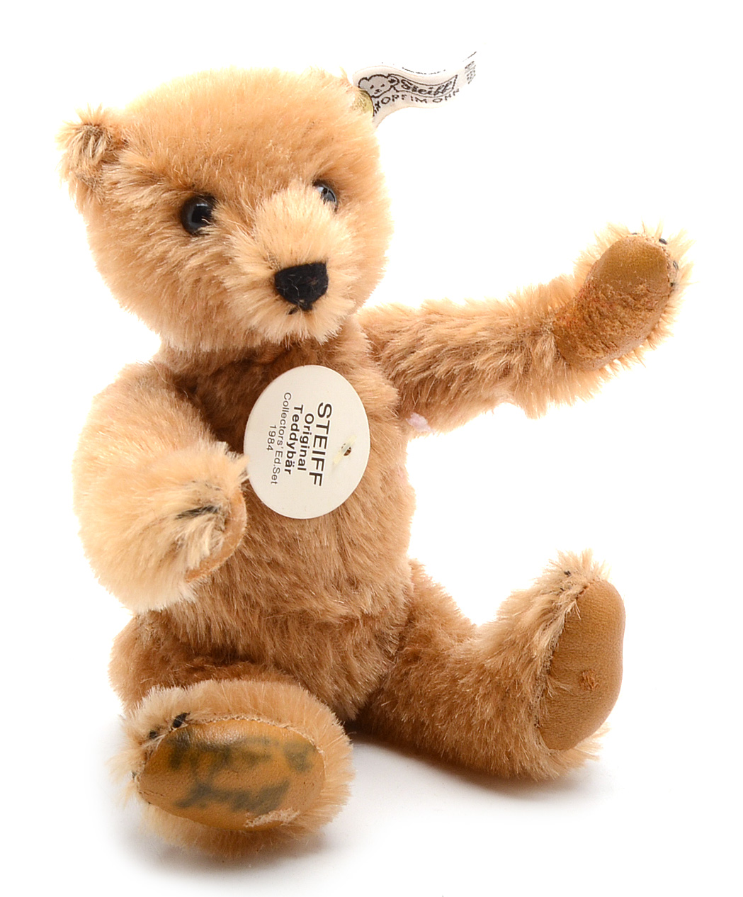 Steiff 1984 Cinnamon Mohair Teddy Bears Collector's Set of Four