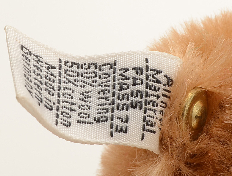 Steiff 1984 Cinnamon Mohair Teddy Bears Collector's Set of Four