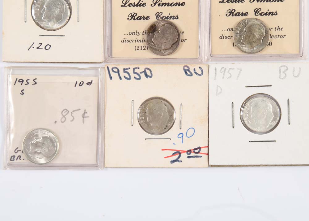 1946-1957 Uncirculated Dimes