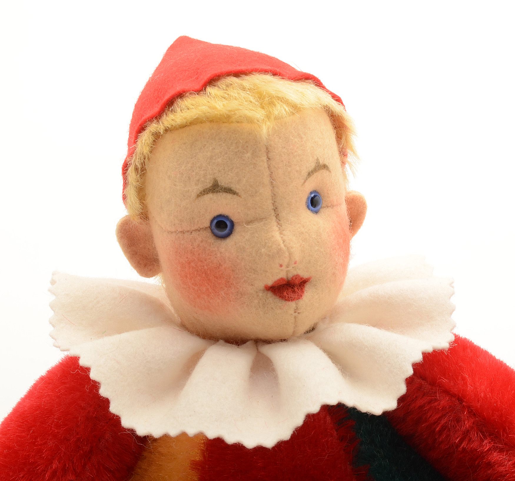 Steiff Special Edition Replica of "Roly Poly Bear and Clown Dolls