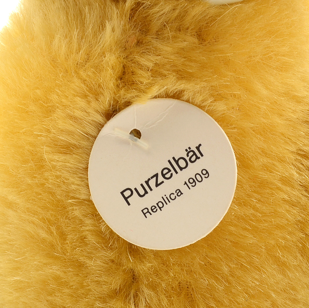 Steiff Official Replica of the 1909 Somersault Teddy with Clockwork Movement