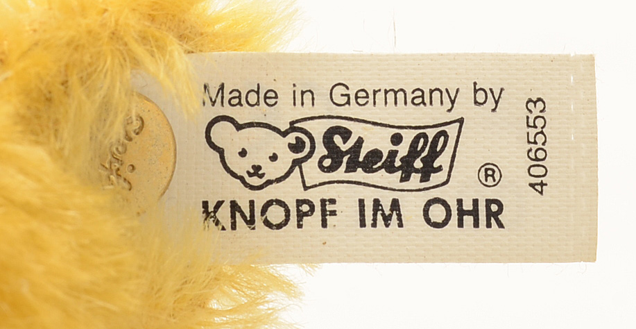 Steiff Official Replica of the 1909 Somersault Teddy with Clockwork Movement