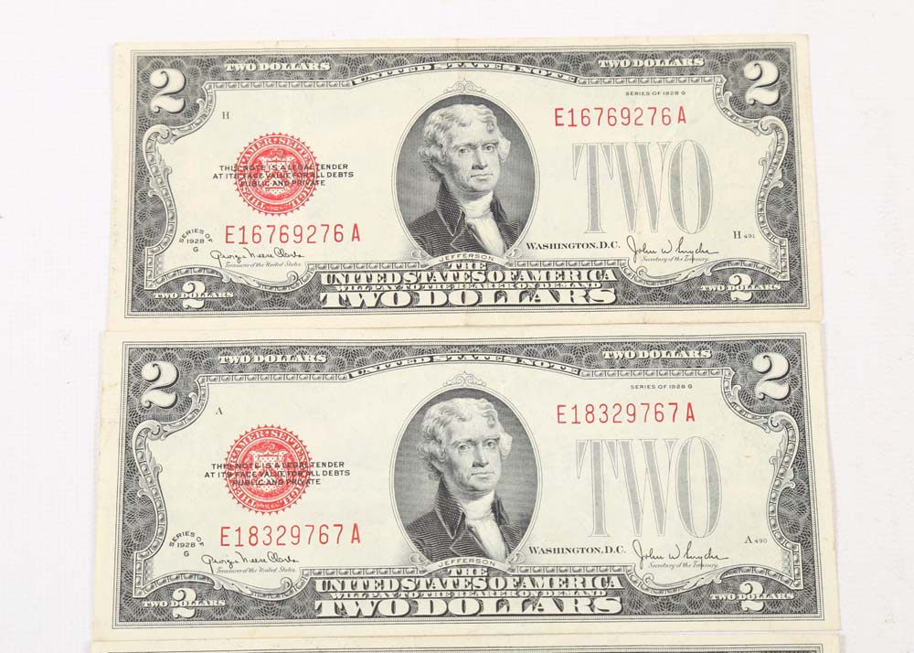 Series 1928-G $2 Legal Tender Notes