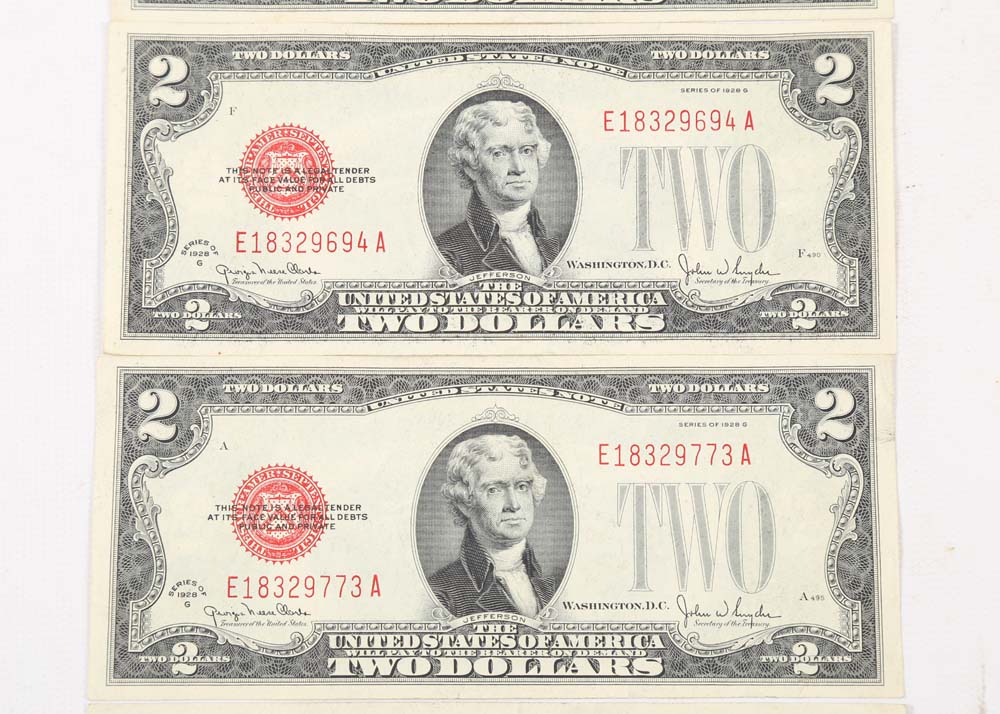 Series 1928-G $2 Legal Tender Notes