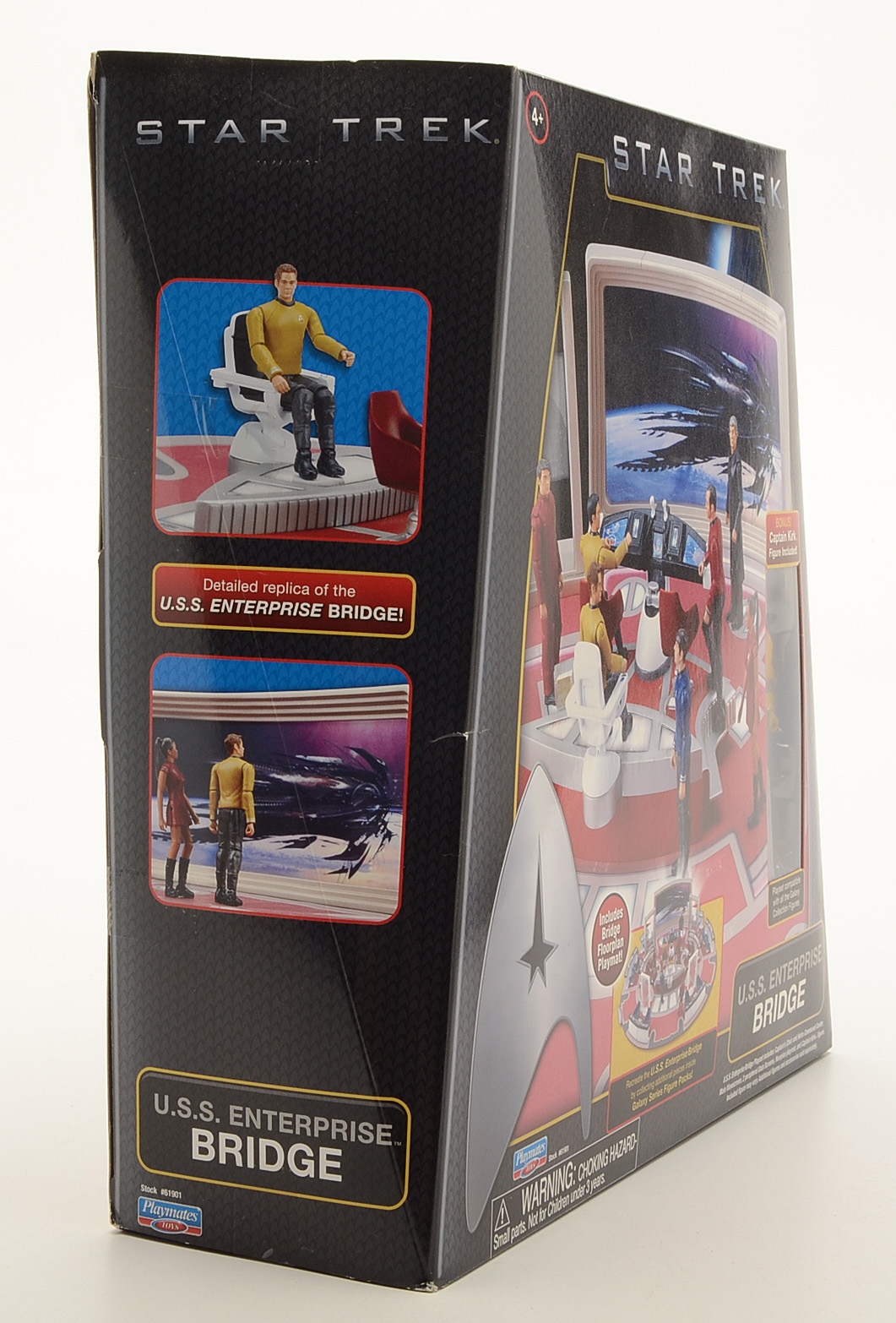 2009 “Star Trek” Enterprise Bridge Set with Kirk Figurine