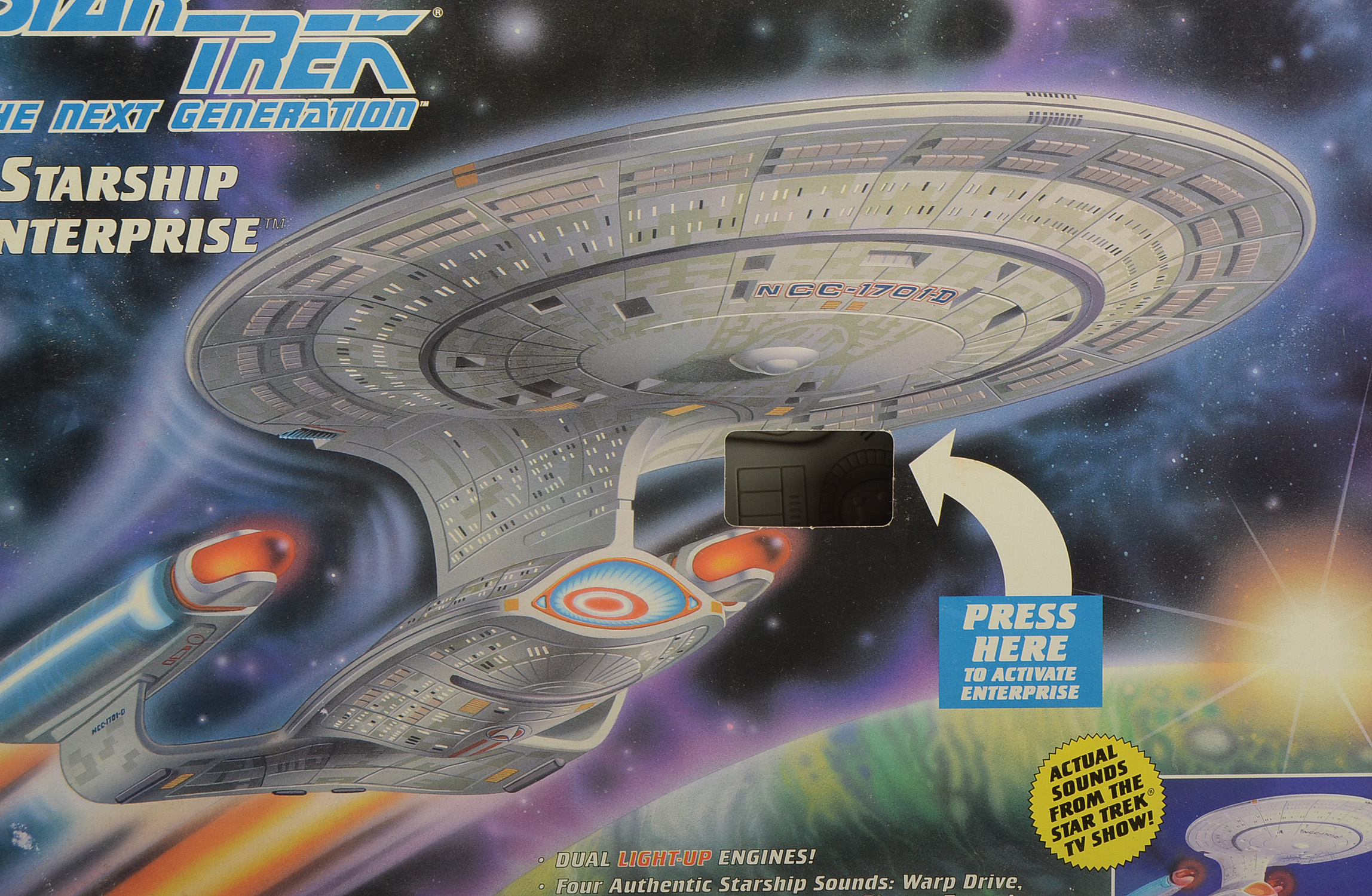 “Star Trek: The Next Generation” Enterprise Toy Ship
