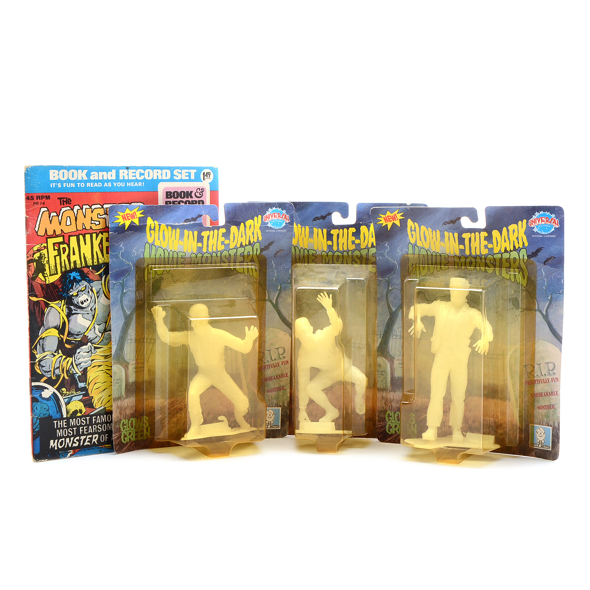 Universal Monster Themed Comic and Glow in the Dark Figures