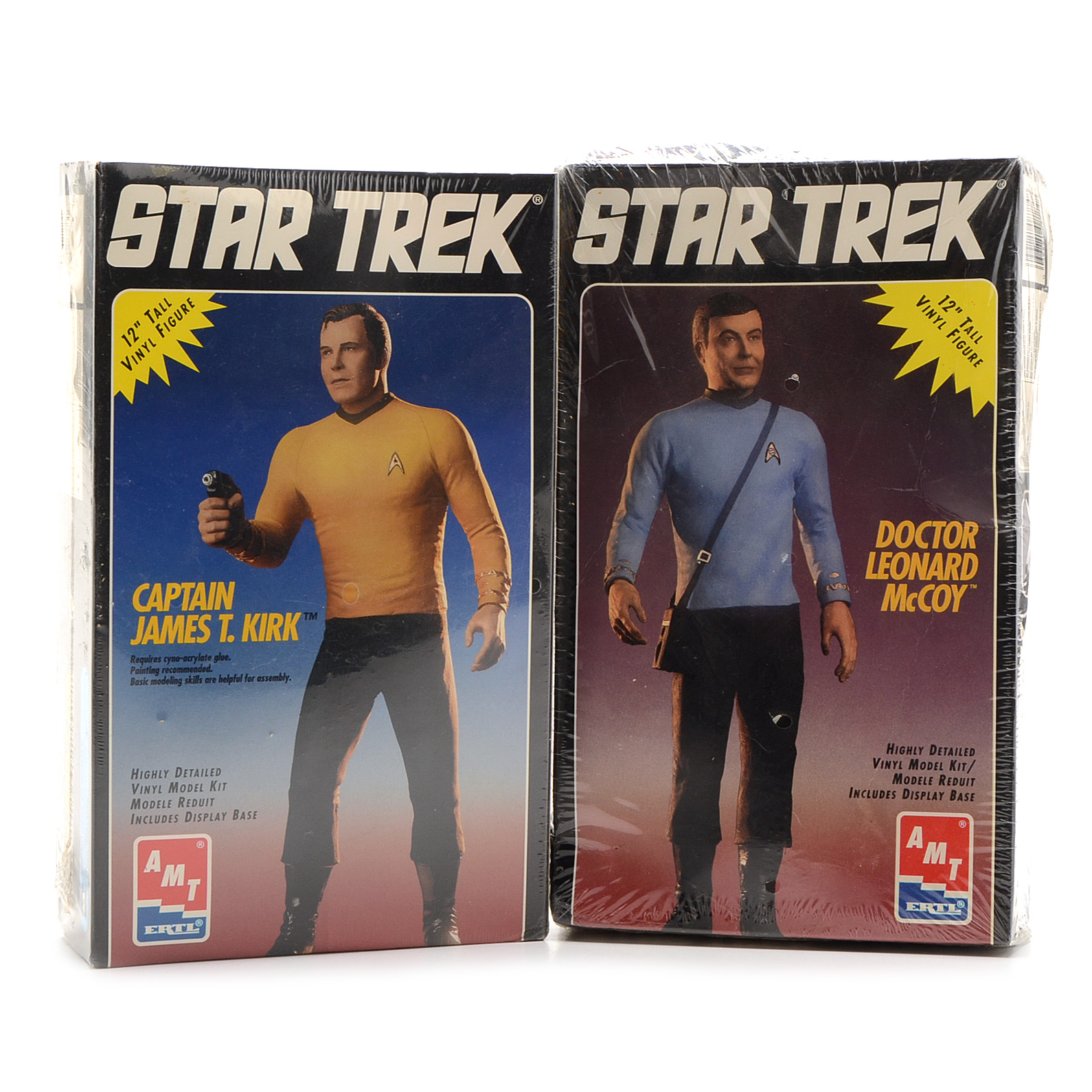 1994 “Star Trek” Kirk and McCoy Collector’s Edition AMT Model Figures