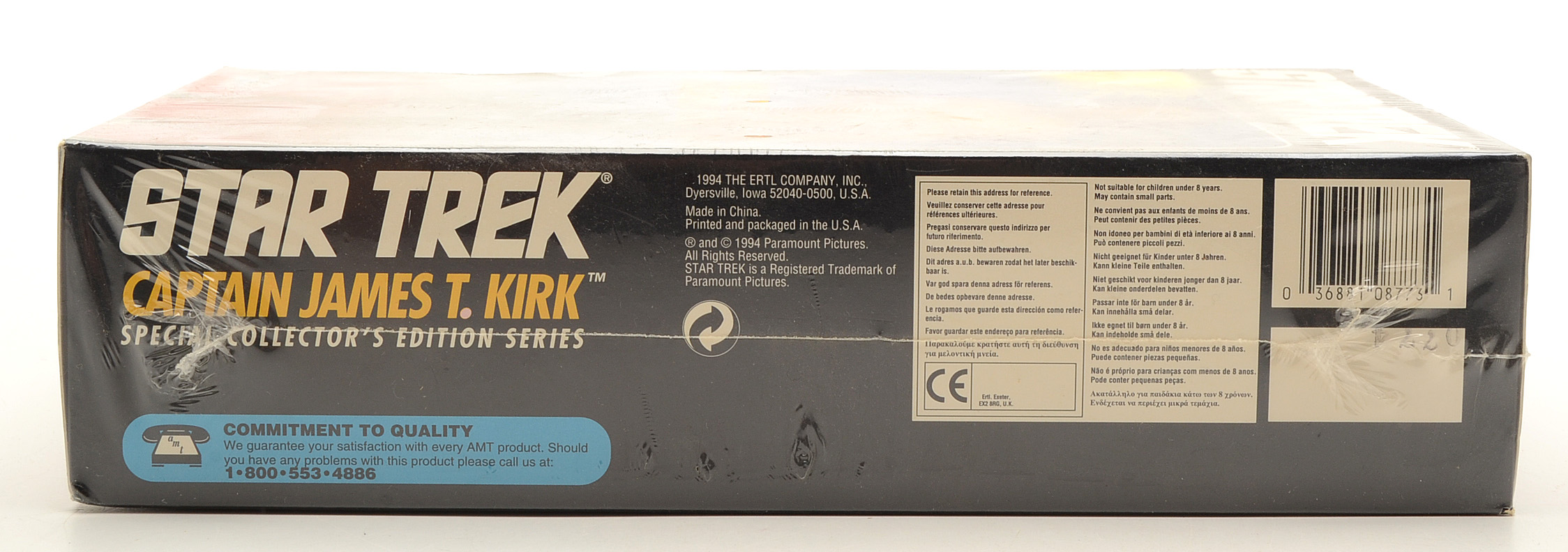 1994 “Star Trek” Kirk and McCoy Collector’s Edition AMT Model Figures