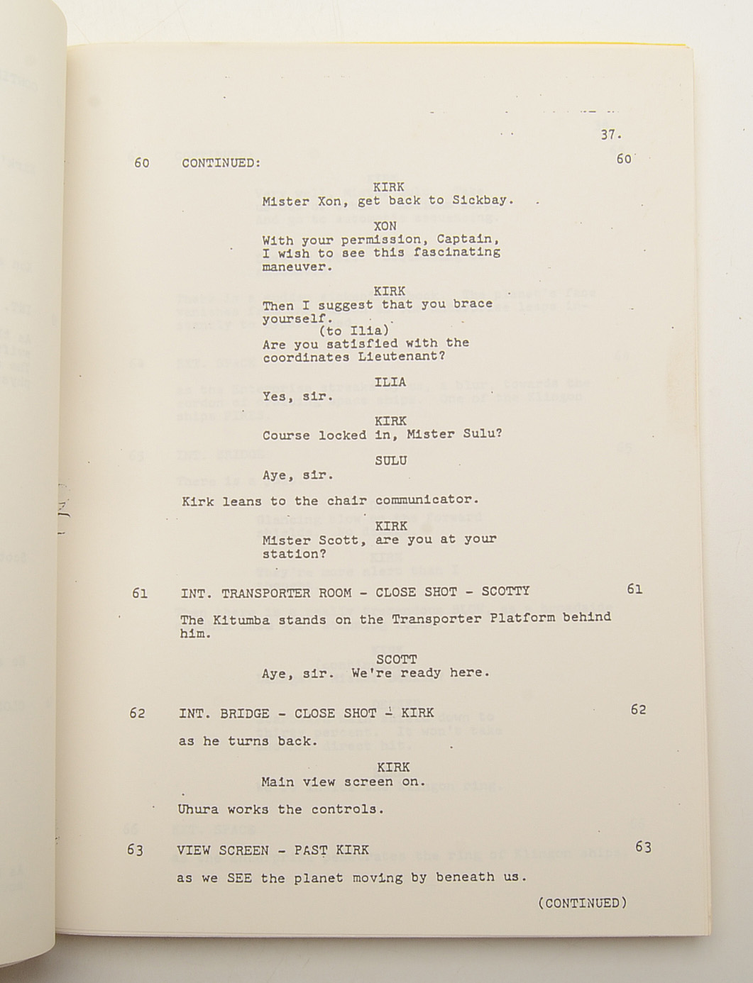 Unaired “Star Trek Phase II” Script Parts I and II