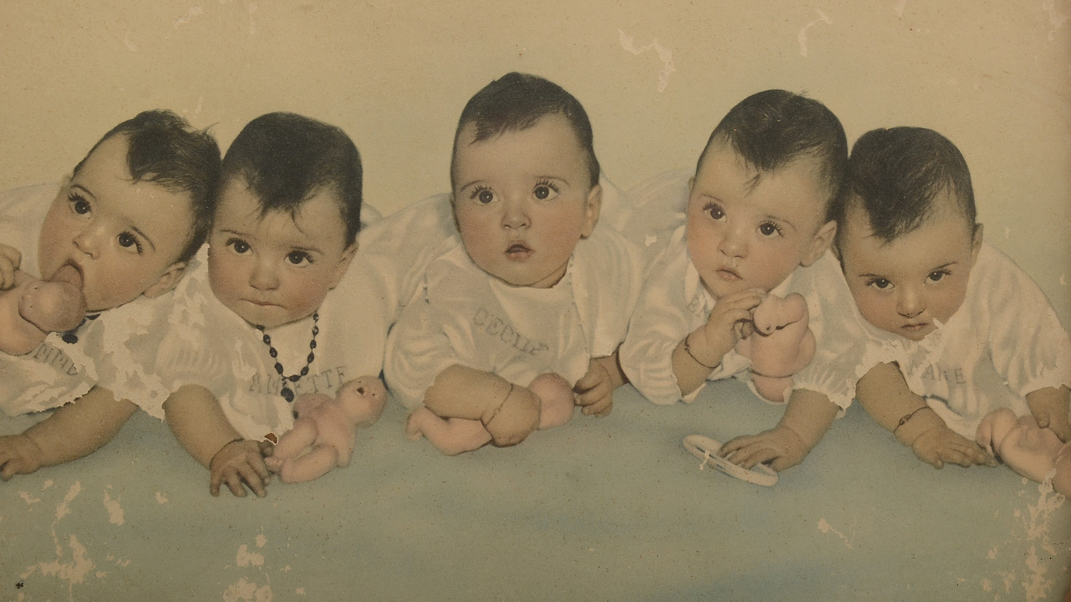 Collection of Composite Madame Alexander Dolls with Photo