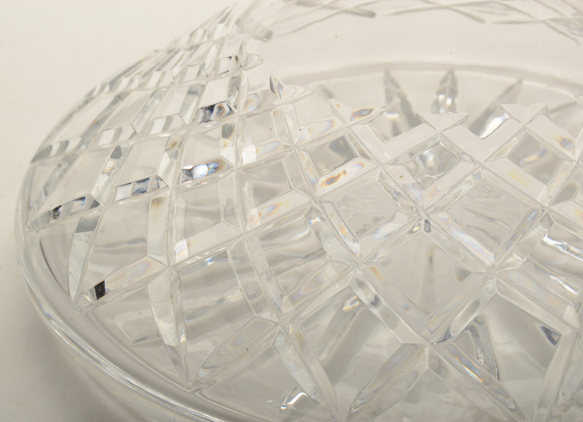 Vintage Crystal Ship's Decanter with Stopper