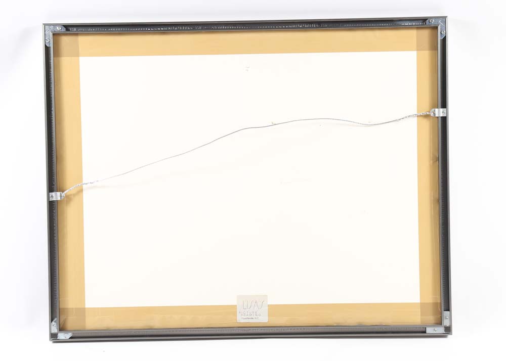 Curt Frankenstein Hand Colored Etching "Mixed-Up Doubles"