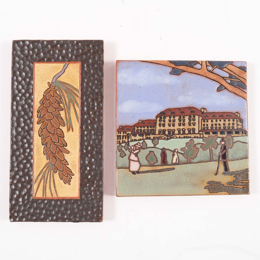 Tzadi Turrou Hand Painted Tiles