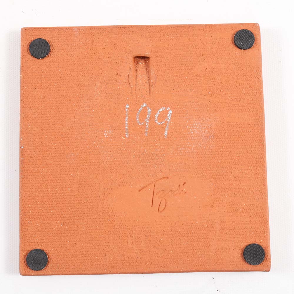 Tzadi Turrou Hand Painted Tiles