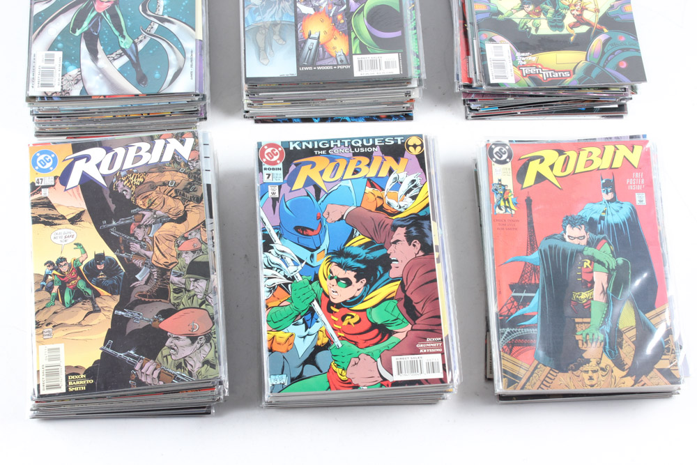 Extensive Collection of DC "Robin" Comic Books